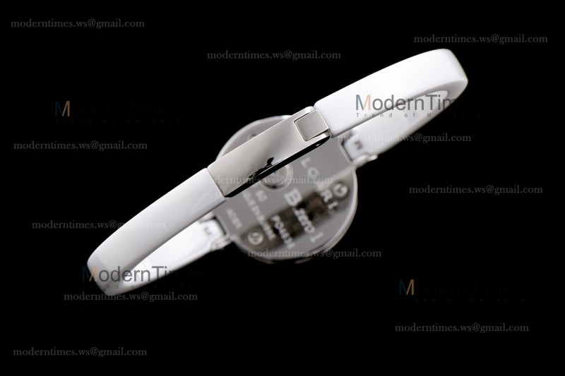 Bvlgari Bzero1 Series Diams SS/LE Wht/Wht ZLO Quartz 102086 BZ23WSCC.M
