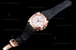 Bvlgari OCTO Series RG/LE Wht/Blk ZLO Quartz 102115 BGOP41BGLDCH