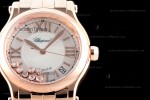 Chopard Happy Diamonds Sapphire RG/RG Wht YFF ASIA2892-2 Automatic 274808-5009