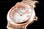 Chopard Happy Diamonds Sapphire RG/RG Wht YFF ASIA2892-2 Automatic 274808-5002