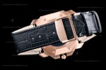 Bvlgari OCTO Series RG/LE Blk/Blk ZLO Quartz 102115 BGOP41BGLDCH