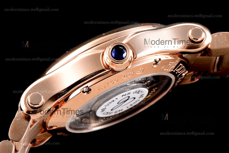 Chopard Happy Diamonds Sapphire RG/RG Wht YFF ASIA2892-2 Automatic 274808-5009