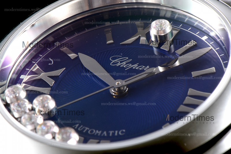 Chopard Happy Diamonds Sapphire SS/SS Blu YFF ASIA2892-2 Automatic 278559-3009