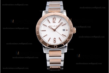 Bvlgari Bvlgari Series RG/RG Wht/TT  JUN Automatic 102053 BB41WSPGD