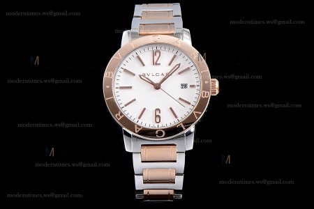 Bvlgari Bvlgari Series RG/RG Wht/TT  JUN Automatic 102053 BB41WSPGD