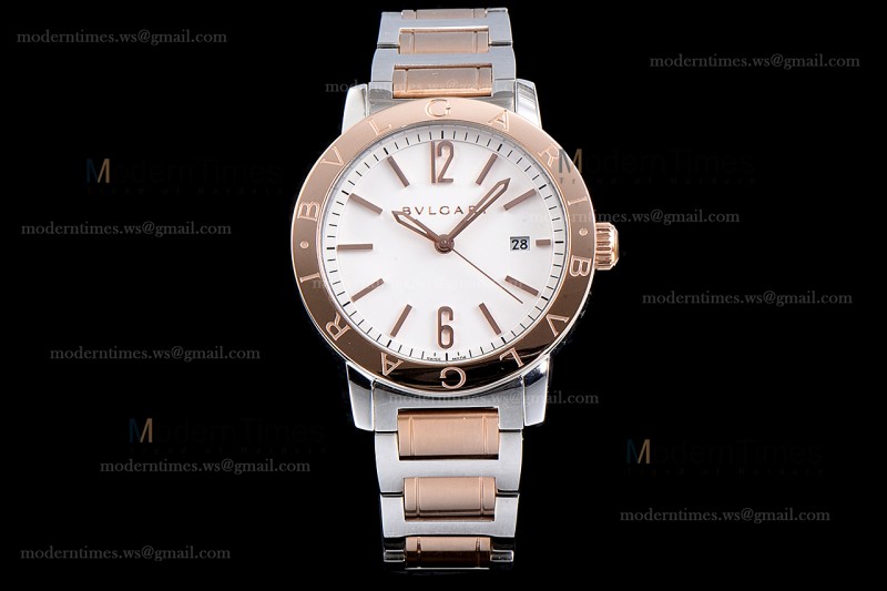 Bvlgari Bvlgari Series RG/RG Wht/TT  JUN Automatic 102053 BB41WSPGD