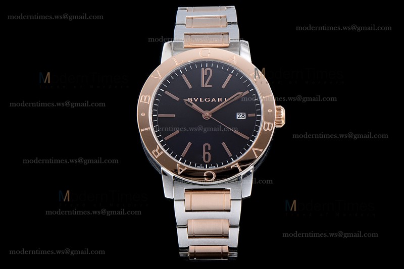 Bvlgari Bvlgari Series RG/RG Blk/TT  JUN Automatic 102053 BB41WSPGD