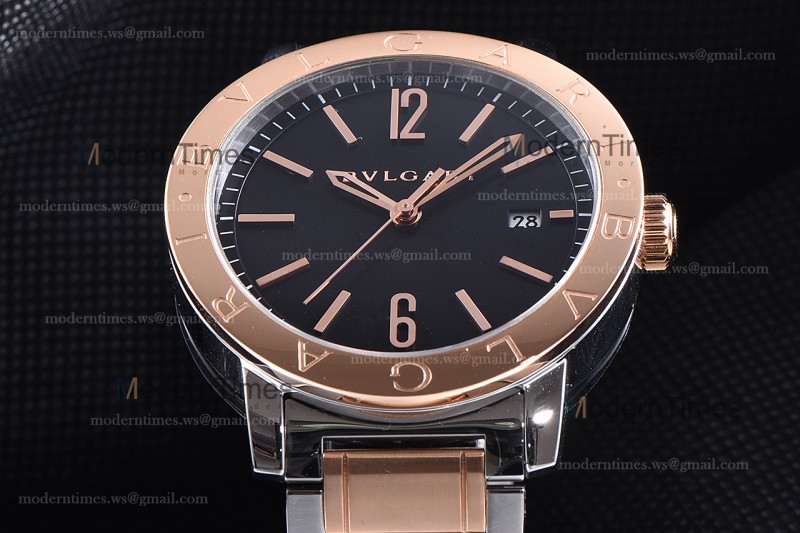 Bvlgari Bvlgari Series RG/RG Blk/TT  JUN Automatic 102053 BB41WSPGD
