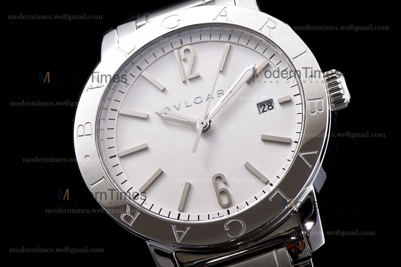 Bvlgari Bvlgari Series SS/SS Wht  JUN Automatic 102110 BB39WSSD