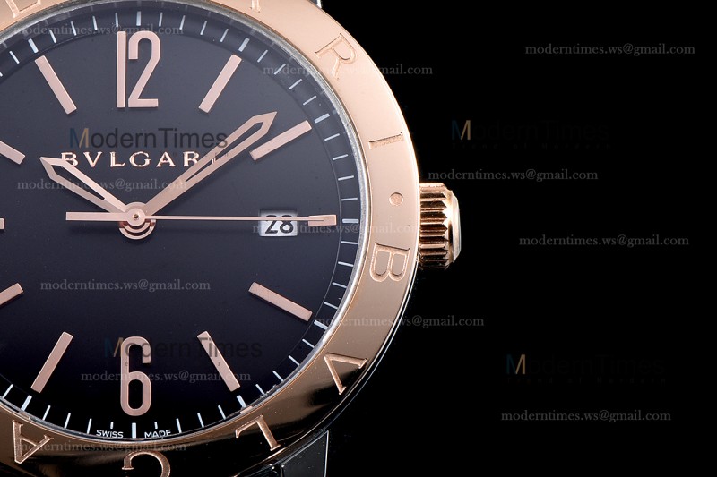 Bvlgari Bvlgari Series RG/RG Blk/TT  JUN Automatic 102053 BB41WSPGD