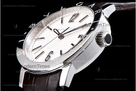 Bvlgari Bvlgari Series SS/LE Wht/Bro  JUN Automatic 102056 BB41WSLD