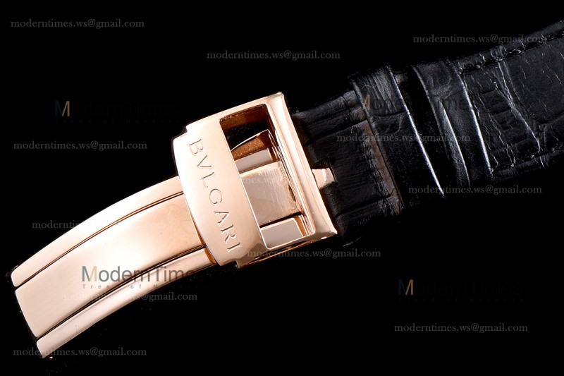 Bvlgari Bvlgari Series RG/LE Blk/Blk  JUN Automatic 102261 BBP39BGLD