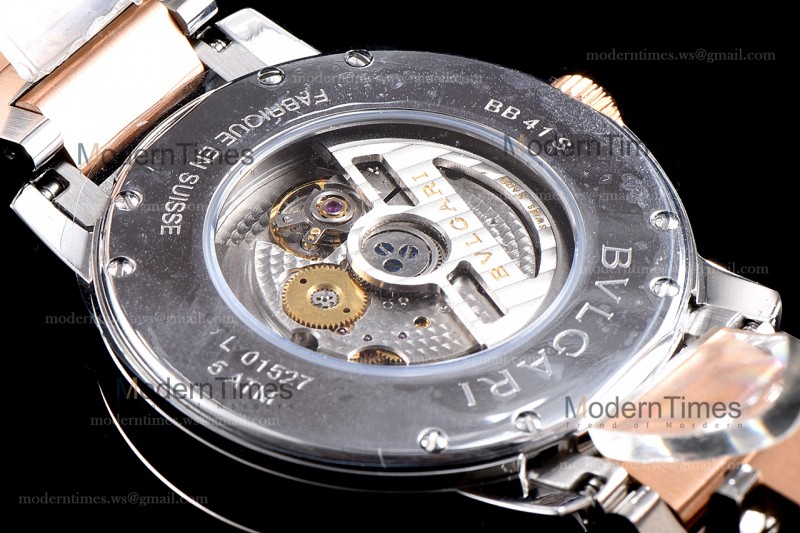 Bvlgari Bvlgari Series RG/RG Wht/TT  JUN Automatic 102053 BB41WSPGD