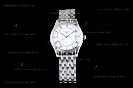 Longines Conquest Classic Series SS/SS Wht TWF Automatic L4.898.4.11.6