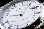 Longines Conquest Classic Series SS/SS Wht TWF Automatic L4.898.4.11.6