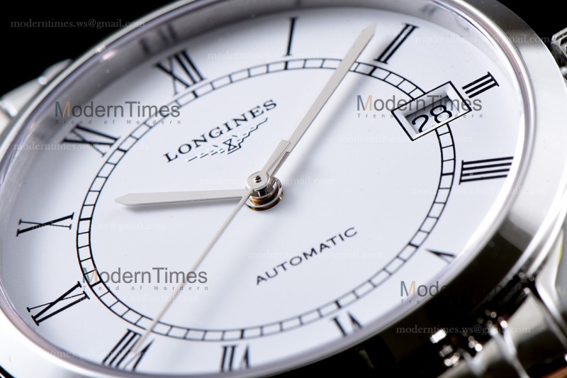 Longines Conquest Classic Series SS/SS Wht TWF Automatic L4.898.4.11.6