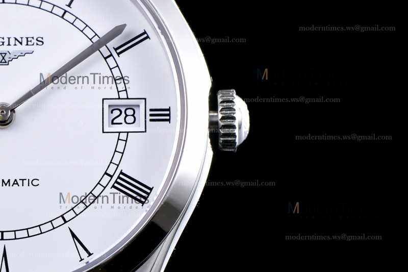Longines Conquest Classic Series SS/SS Wht TWF Automatic L4.898.4.11.6
