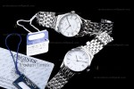 Longines Conquest Classic Series SS/SS Wht TWF Automatic L4.898.4.12.6