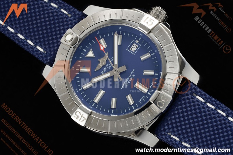 Breitling - Avenger Automatic 43mm SS/NY Blue/Stk TF V2 A2824