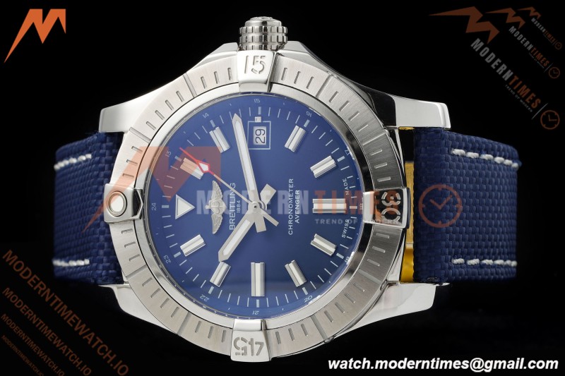 Breitling - Avenger Automatic 43mm SS/NY Blue/Stk TF V2 A2824