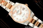 Rolex - Datejust 126231 36mm Oys Flt 904L RG/SS Wht/MOP/Dia ARF SH3235