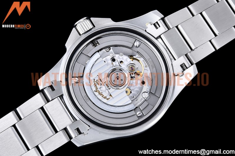 Longines - HydroConquest Mens 43mm SS/SS Black XF A2892