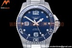 Longines - HydroConquest Mens 43mm SS/SS Blue XF A2892