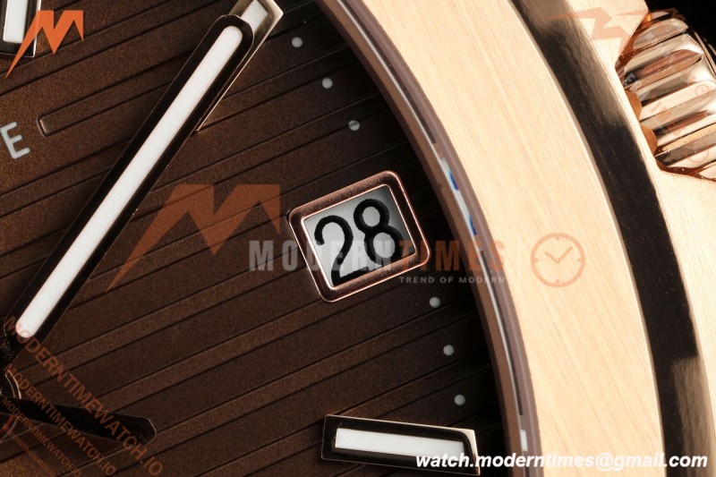 Patek Philippe - Nautilus Automatic Gain Weight 40mm 5711/1R RG/RG Brown DDF DD330