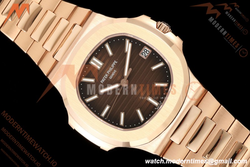 Patek Philippe - Nautilus Automatic Gain Weight 40mm 5711/1R RG/RG Brown DDF DD330