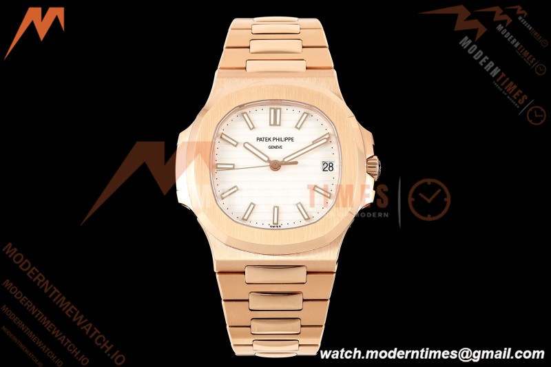 Patek Philippe - Nautilus Automatic Gain Weight 40mm 5711 RG/RG White DDF DD330 | 파텍 필립 - 노틸러스 오토매틱 게인 웨이트 40mm 5711 RG/RG 화이트 DDF DD330