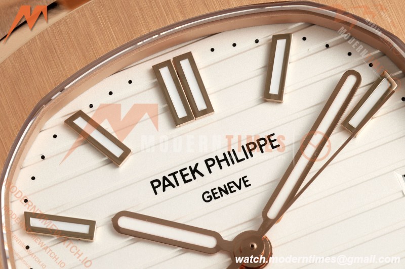 Patek Philippe - Nautilus Automatic Gain Weight 40mm 5711 RG/RG White DDF DD330 | 파텍 필립 - 노틸러스 오토매틱 게인 웨이트 40mm 5711 RG/RG 화이트 DDF DD330