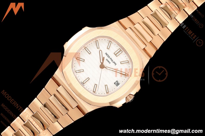 Patek Philippe - Nautilus Automatic Gain Weight 40mm 5711 RG/RG White DDF DD330 | 파텍 필립 - 노틸러스 오토매틱 게인 웨이트 40mm 5711 RG/RG 화이트 DDF DD330