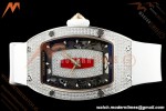 Richard Mille - RM07-01 Snow Set Diamond Crested Wht/RU Red Lips ZF Asian CRMA2