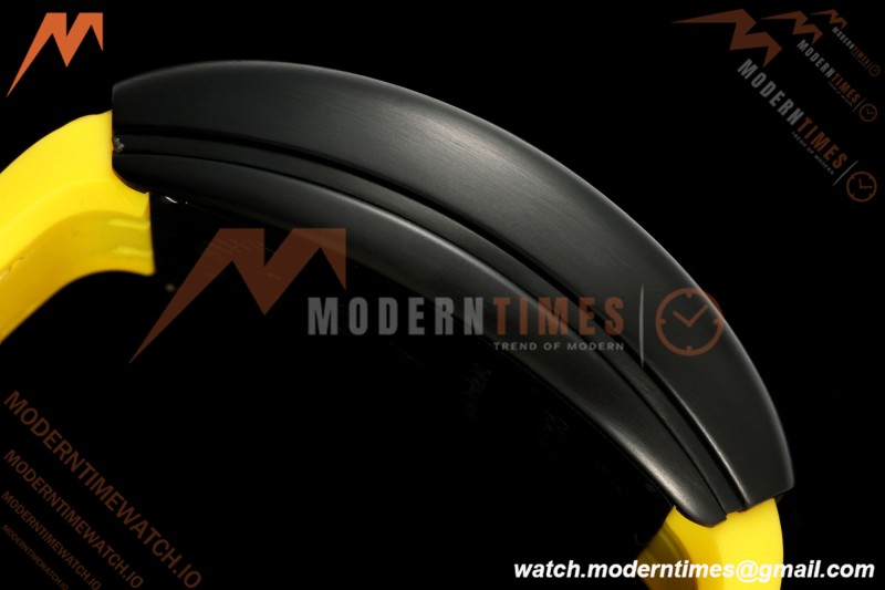 Franck Muller - Vanguard V45 Black PVD/NY Orange Leather Strap ABF A2824