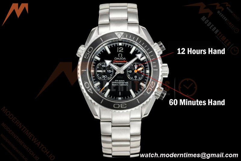 Omega - Seamaster Planet Ocean 600m Chrono 45.5mm SS/SS CER/GREY/BLK TVSF A9900