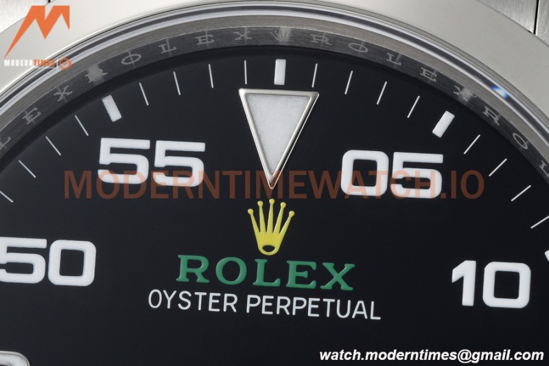 Rolex - AirKing 126900 40mm 904L SS/SS Black VSF VS3230