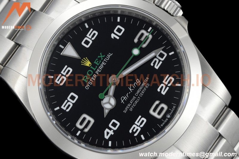 Rolex - AirKing 126900 40mm 904L SS/SS Black VSF VS3230