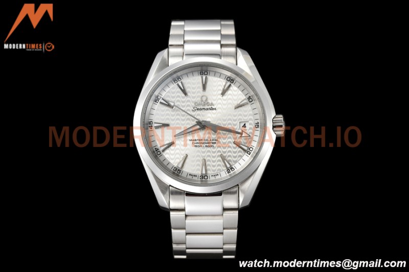 Omega - Seamaster Aqua Terra 150m 41.5mm SS/SS White Waved VSF A8500