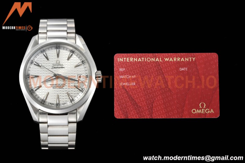 Omega - Seamaster Aqua Terra 150m 41.5mm SS/SS White Waved VSF A8500