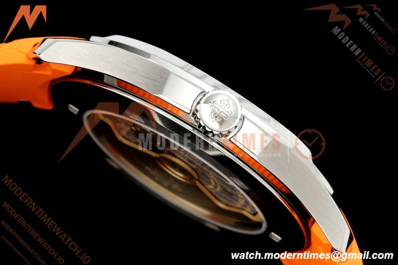 Patek Philippe - Aquanaut 5167A 40mm SS/RU Orange Blk/Num BBF DD324