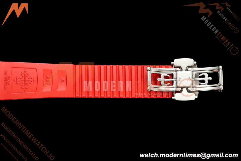 Patek Philippe - Aquanaut 5167A 40mm SS/RU Red Blk/Num BBF DD324