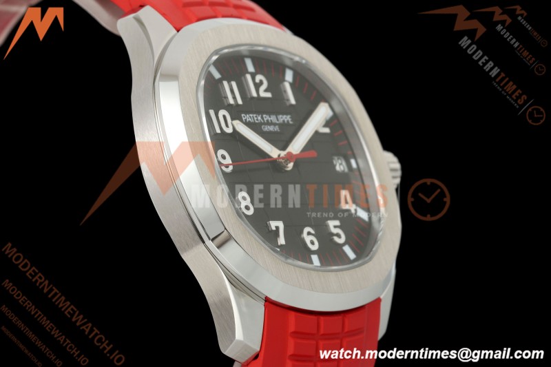 Patek Philippe - Aquanaut 5167A 40mm SS/RU Red Blk/Num BBF DD324