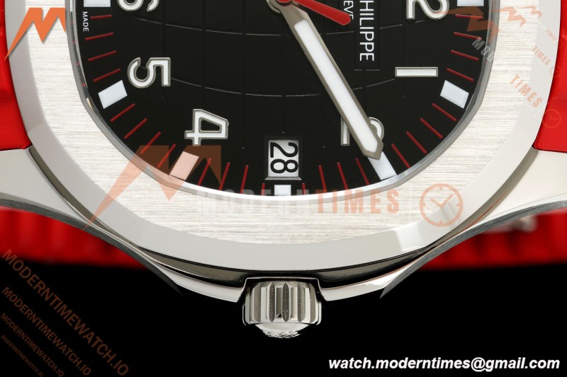 Patek Philippe - Aquanaut 5167A 40mm SS/RU Red Blk/Num BBF DD324