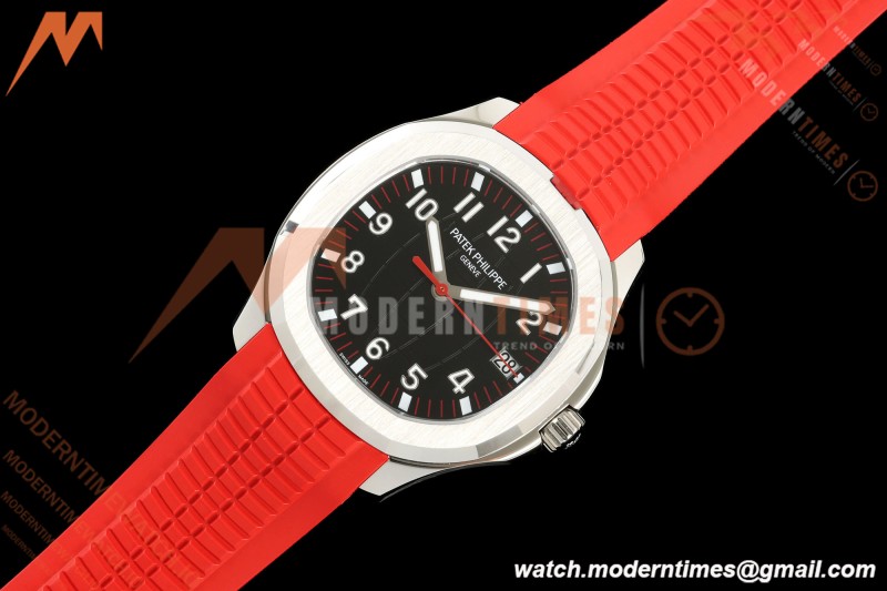 Patek Philippe - Aquanaut 5167A 40mm SS/RU Red Blk/Num BBF DD324