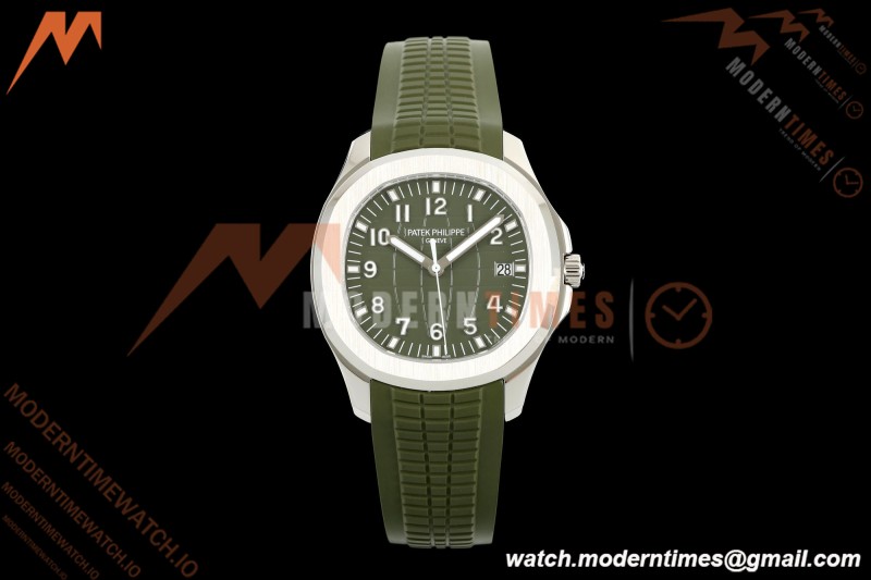 Patek Philippe - Aquanaut 5168G 42mm SS/RU Green Grn/Num BBF DD324