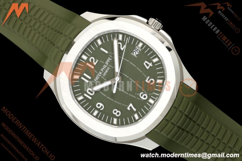 Patek Philippe - Aquanaut 5168G 42mm SS/RU Green Grn/Num BBF DD324