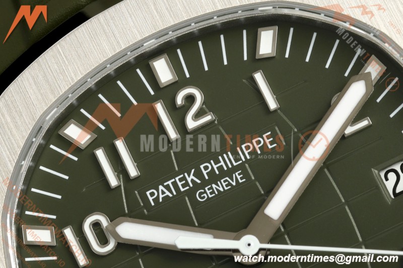 Patek Philippe - Aquanaut 5168G 42mm SS/RU Green Grn/Num BBF DD324