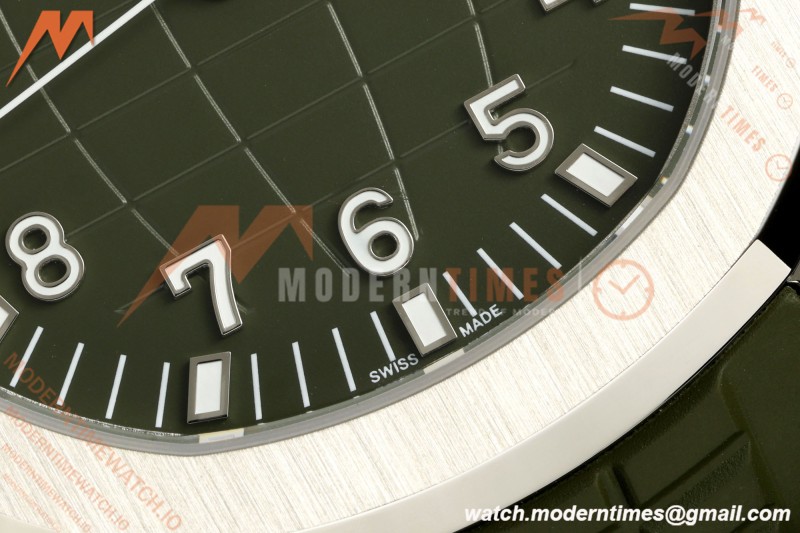Patek Philippe - Aquanaut 5168G 42mm SS/RU Green Grn/Num BBF DD324