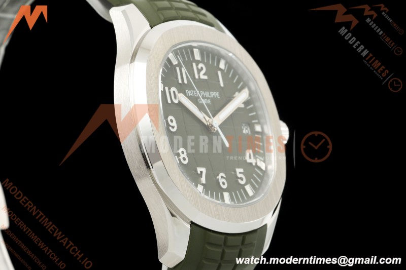 Patek Philippe - Aquanaut 5168G 42mm SS/RU Green Grn/Num BBF DD324
