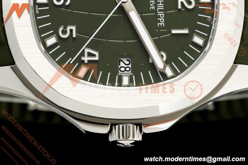 Patek Philippe - Aquanaut 5168G 42mm SS/RU Green Grn/Num BBF DD324